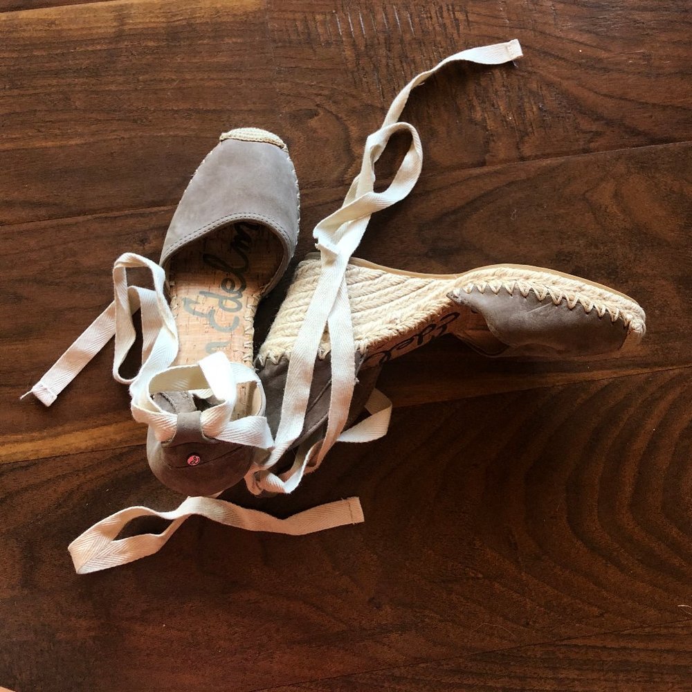 Patsy Wraparound Espadrille Wedge SAM EDELMAN